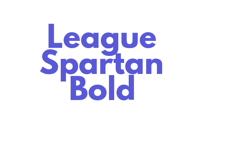 League Spartan Bold Font Download