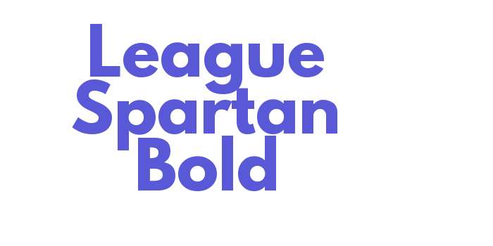 League Spartan Bold Font Download