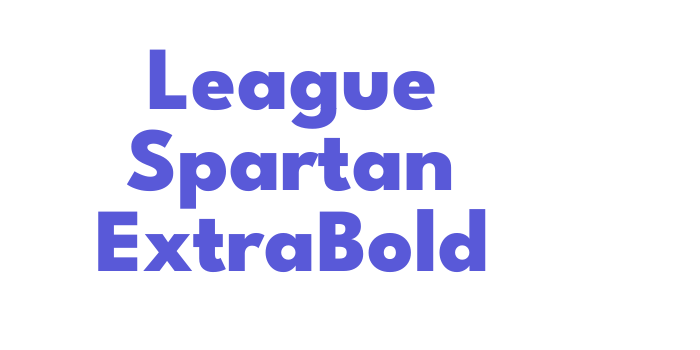 League Spartan ExtraBold Font Download