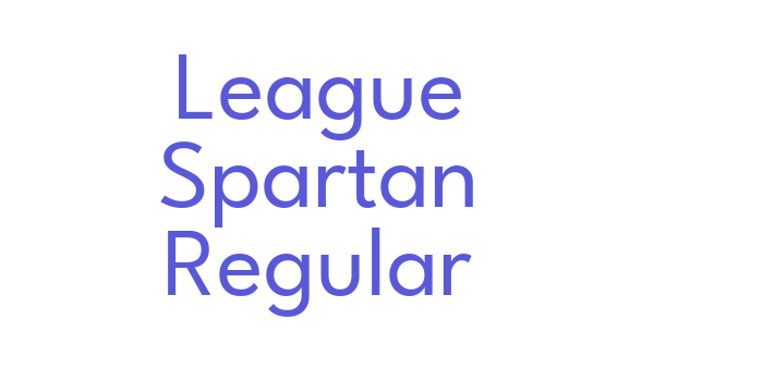 League Spartan Regular Font Download