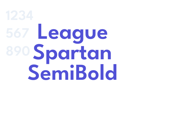 League Spartan SemiBold