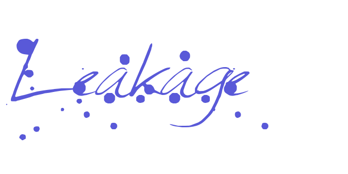 Leakage Font Download