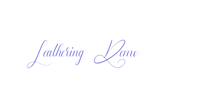 Leathering Demo Font Download