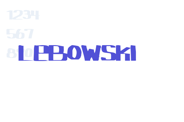 Lebowski Font Download