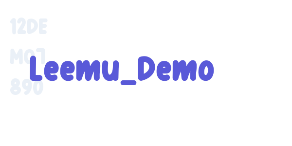 Leemu_Demo font free