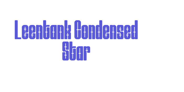 Download Leentank Condensed Star Font