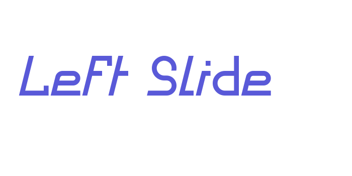 Left Slide Font Download