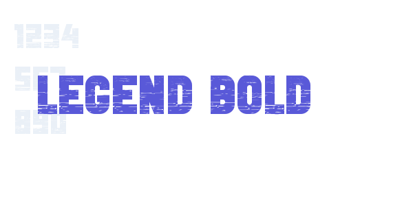 Legend Bold font free