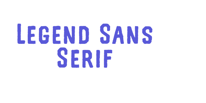 Legend Sans Serif Font Download