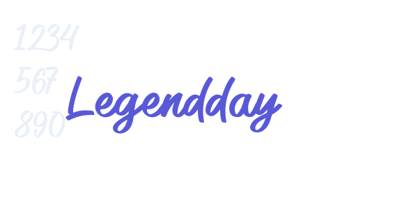 Legendday font free