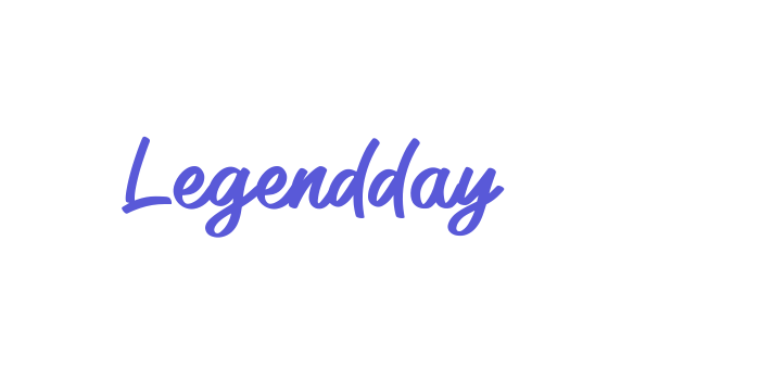 Legendday Font Download