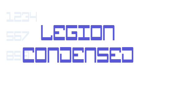 Legion Condensed font free