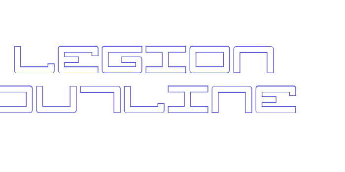 Legion Outline Font Download