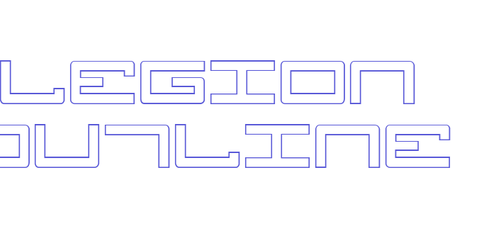 Legion Outline Font