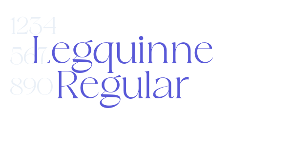 Legquinne Regular font free