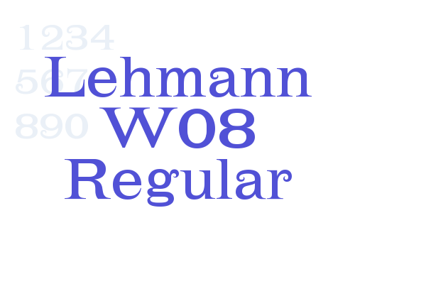 Lehmann W08 Regular