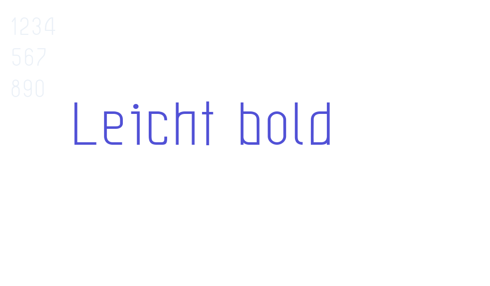 Leicht bold-font-download