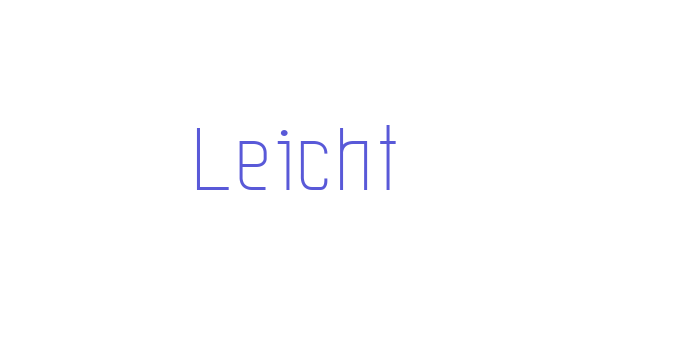 Leicht Font Download