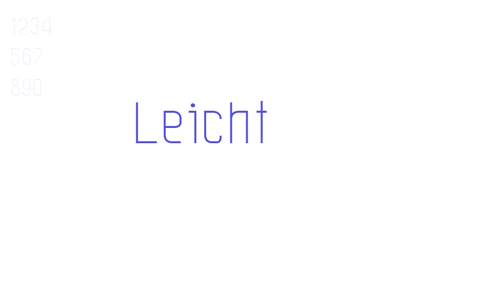 Leicht-font-download