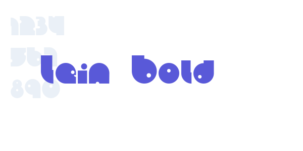 Lein Bold font free