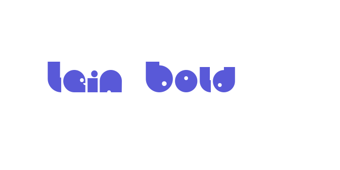 Lein Bold Font Download