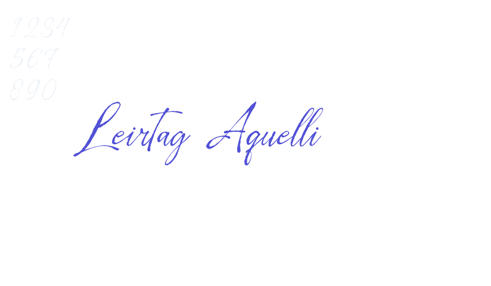 Leirtag Aquelli-font-download