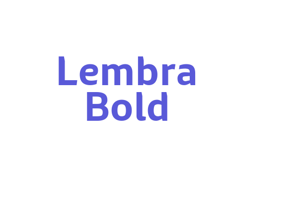 Lembra Bold Font