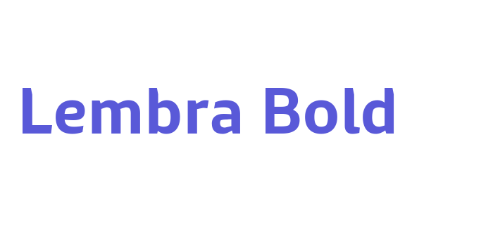 Lembra Bold Font Download