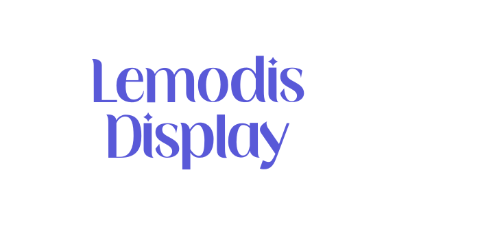 Lemodis Display Font Download