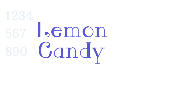 Lemon Candy font free