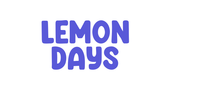 Lemon Days Font