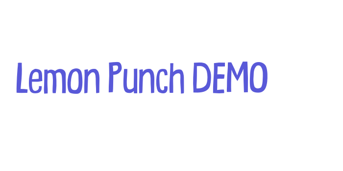 Lemon Punch DEMO Font Download