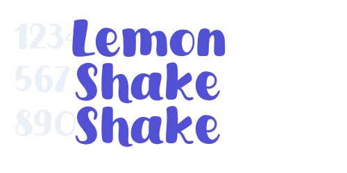 Lemon Shake Shake-font-download