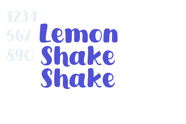 Lemon Shake Shake