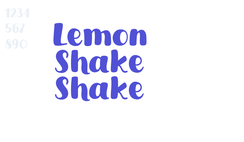 Lemon Shake Shake-font-download