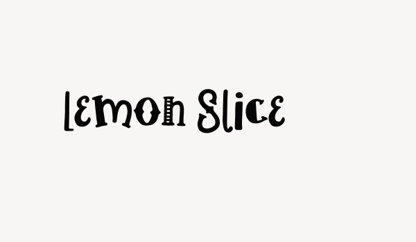 Lemon Slice Font