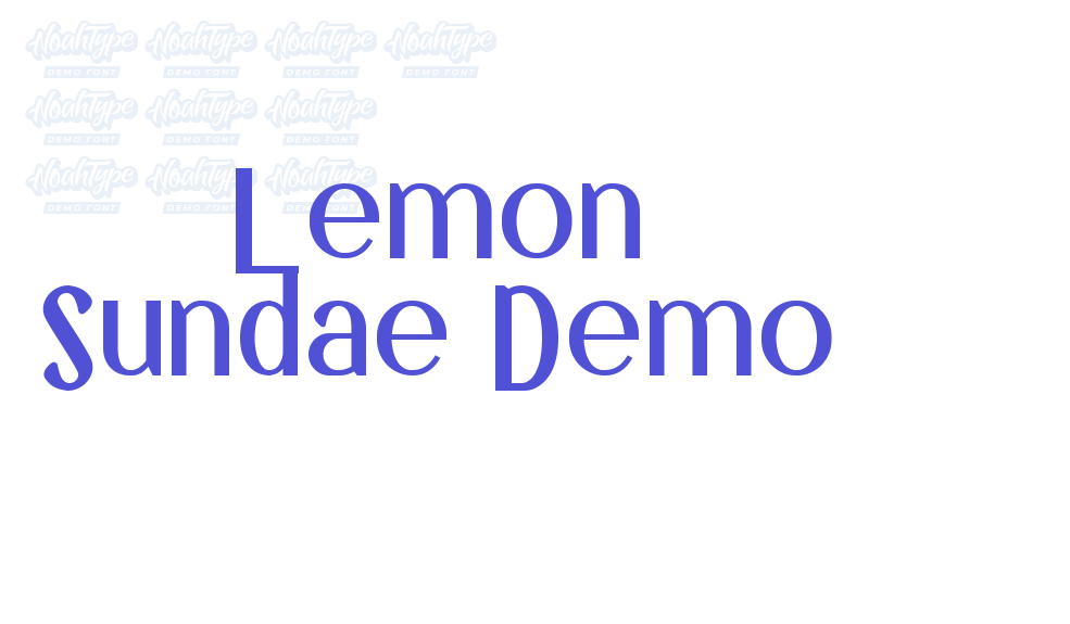 Lemon Sundae Demo-font-download