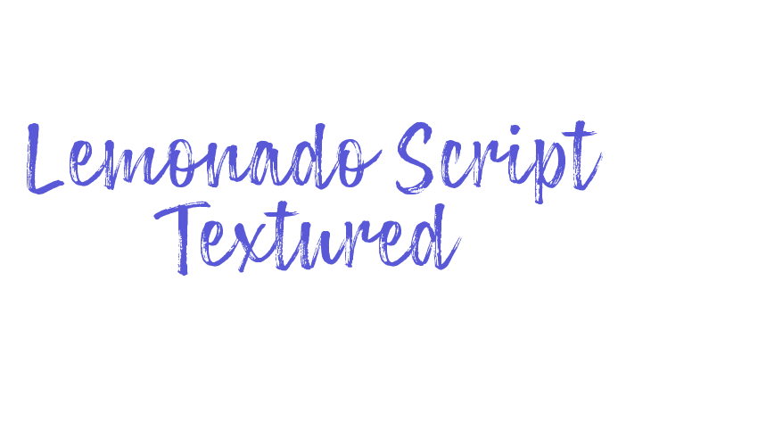 Lemonado Script Textured Font Download