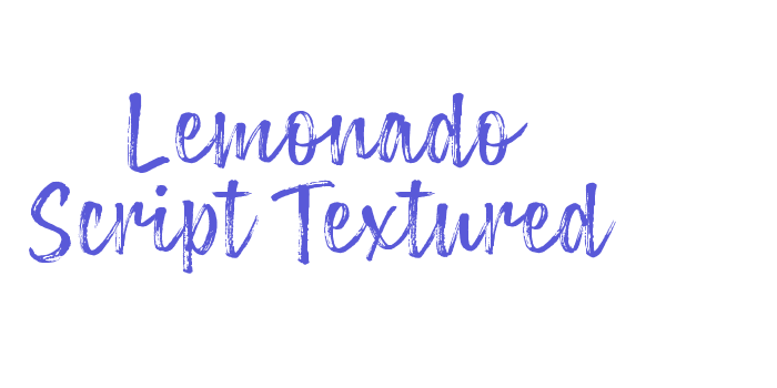 Lemonado Script Textured Font Download