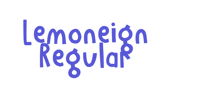 Lemoneign Regular Font Download