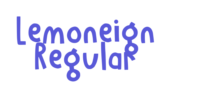 Lemoneign Regular Font