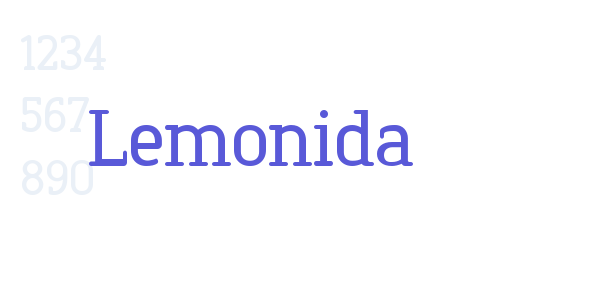 Lemonida font free