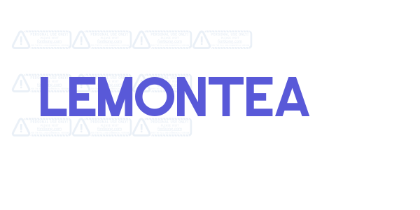 Lemontea font free