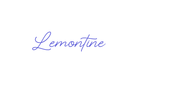 Lemontine Font Download