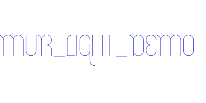 Lemur_Light_DEMO Font Download