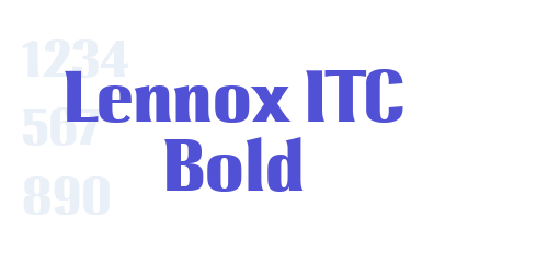 Lennox ITC Bold-font-download