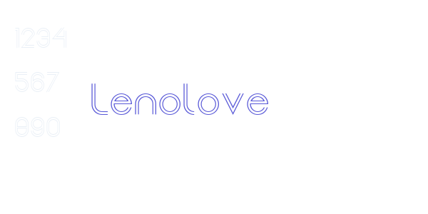 Lenolove font