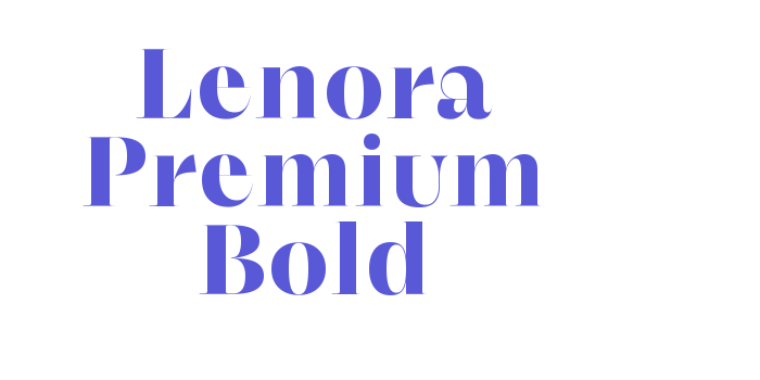 Lenora Premium Bold Font Download