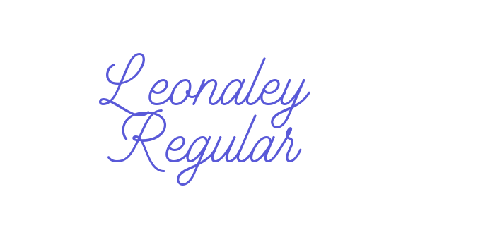 Leonaley Regular Font Download