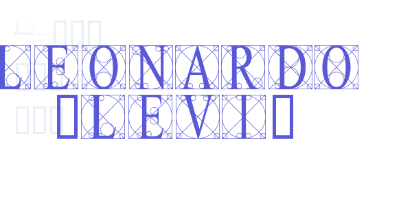 Leonardo (Levi) font free